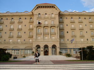 the huge hotel in Piriapolis