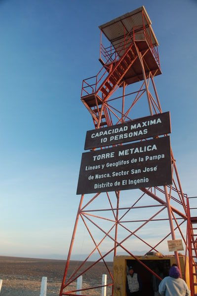 Tower Used to See Nasca Lines
