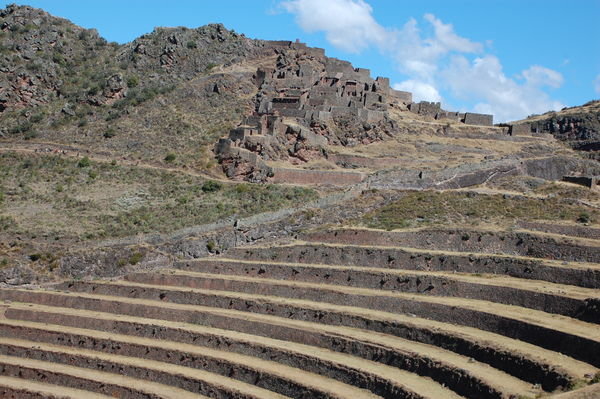 Pisac Inca Ruins in Sacred Valley
