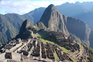 The post card shot of Macchu Picchu