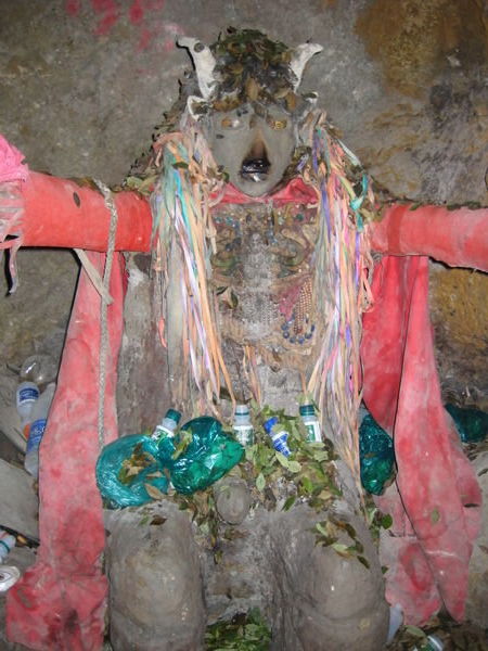 Tio- The Devil God of the Mine that the miner make offerings too