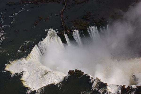 Close up of the Falls from above