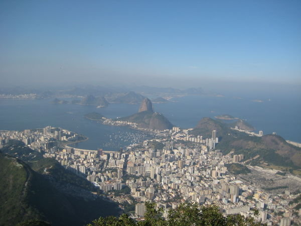 Rio during the day from Corcavado Mountain