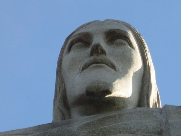 Close up of Christ Redeemer Statue