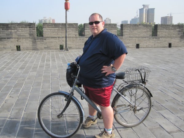 Riding Bike on Fortress Wall