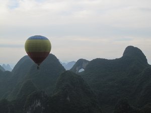 Hot Air Balloon in Yangshou