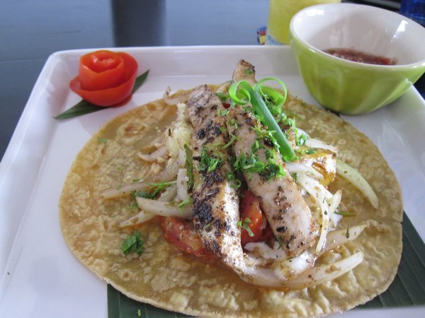 Tuna tacos in Hoi An