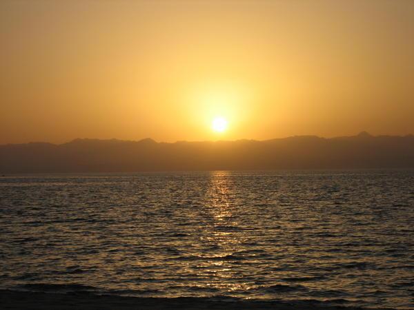 Sunrise over the Red Sea 