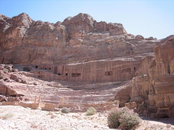 Roman Amphitheatre inside Petra
