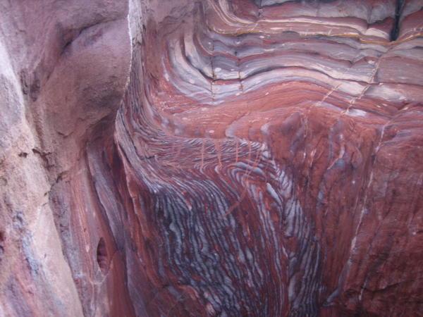 Colors of the Sandstone in Petra