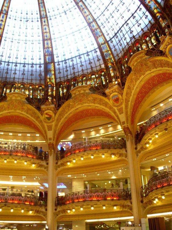 Galleries Layfayette - most beautiful shopping mall ever!