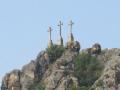 The 3 crosses on a hill in memory of 3 christians washed up here after being killed by the Romans and thrown into the rhone.