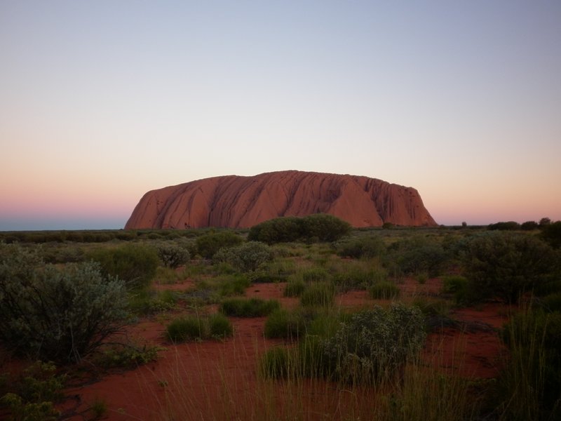 Some of the many colours of Uluru