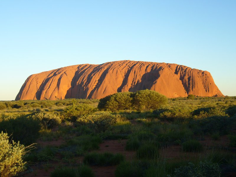 Some of the many colours of Uluru