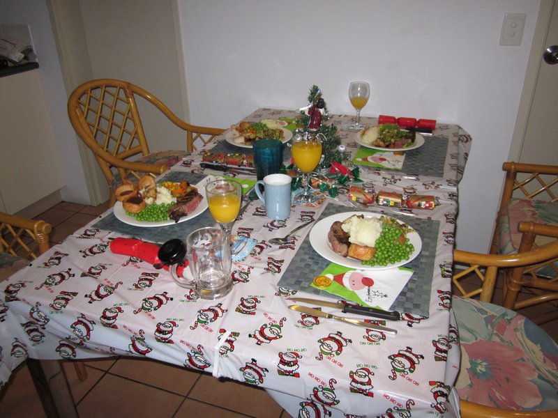 Our Auz/British Christmas dinner