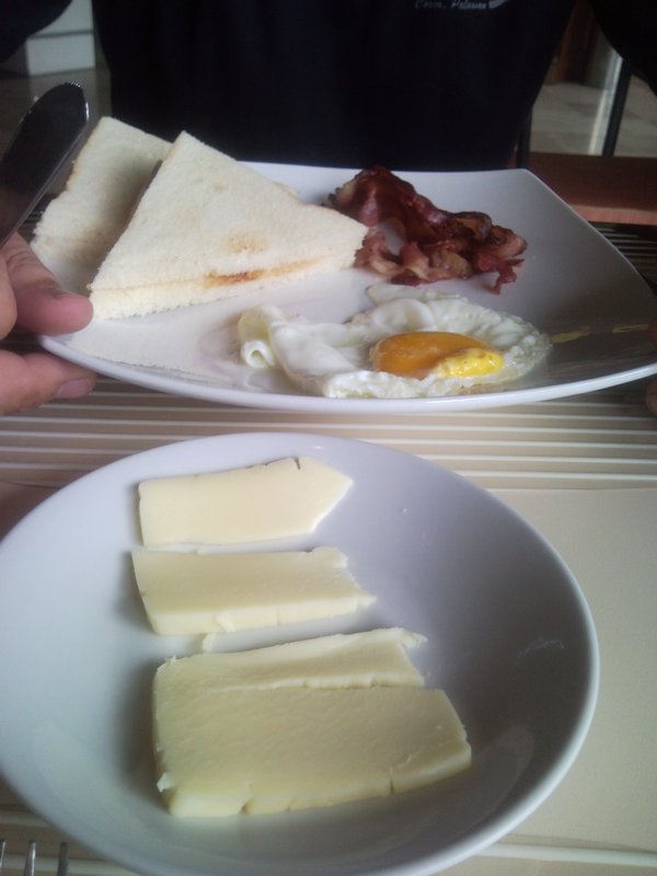Cheese for breakfast!