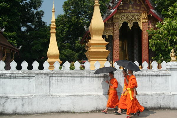 The peaceful streets of Luang Prabang
