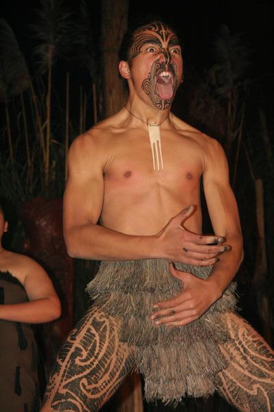 Maori's like showing their tongues we discovered..