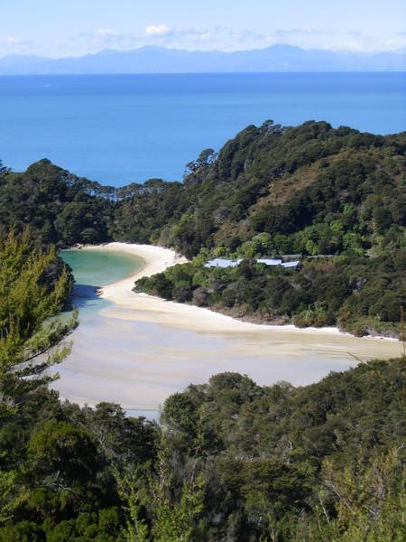 The beautiful Abel Tasman coastline