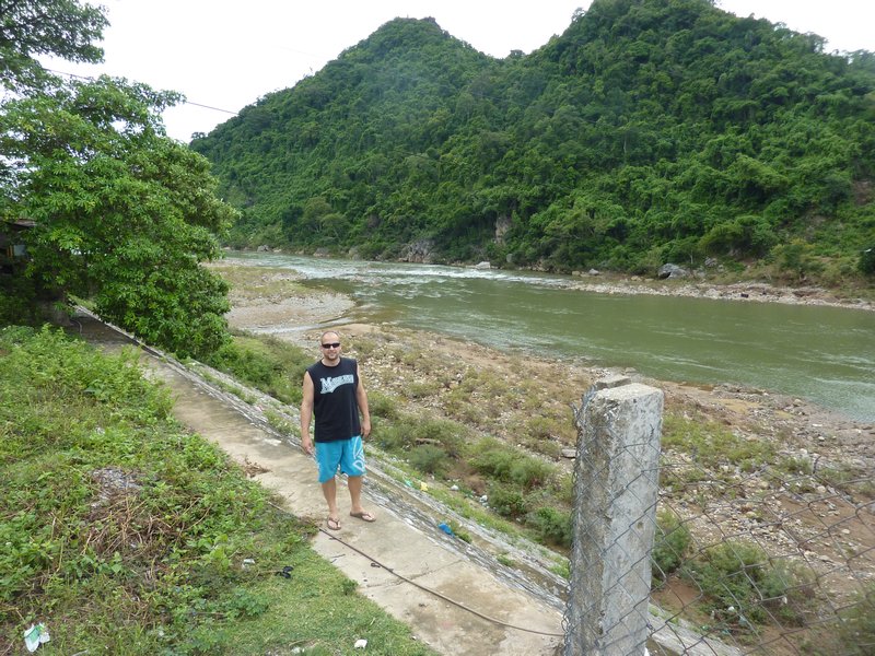 Gregg by the Dac Rong river