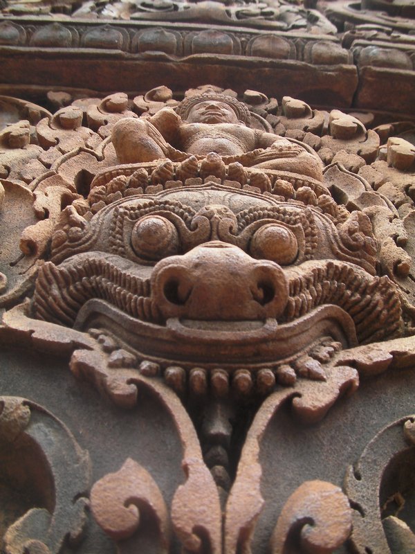 Carving detail and depth