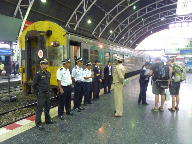 The train and some of its staff