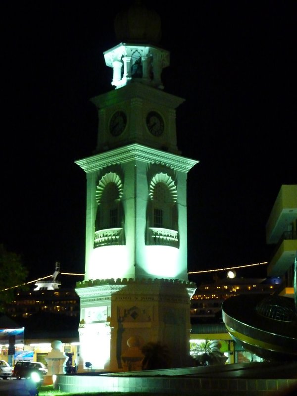 Tower at night