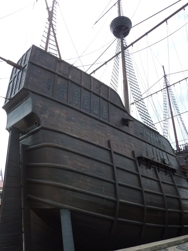 The Galleon from below
