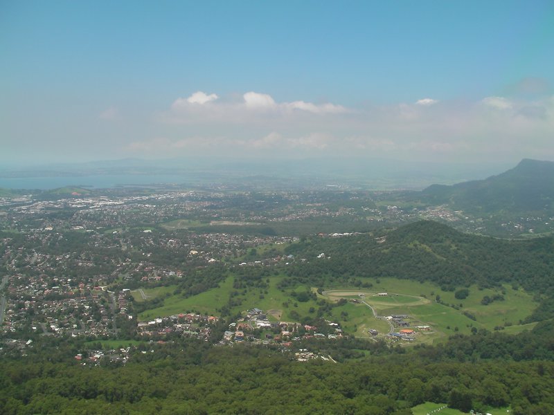 View from Mount Keira looking south (ish)