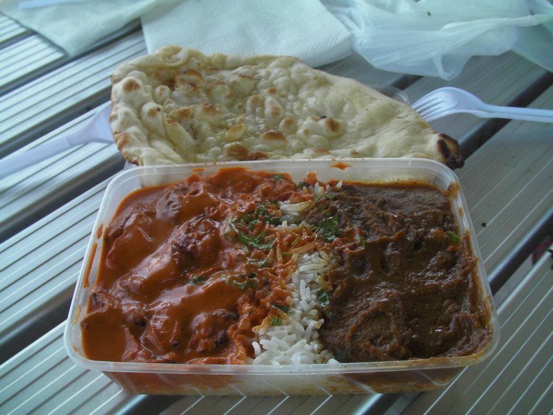 The amazing $7 curry, rice and naan