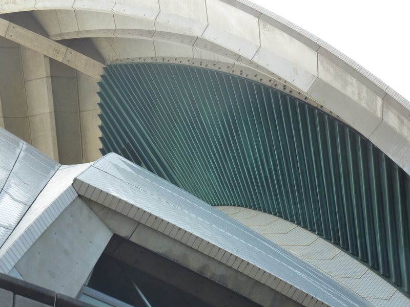 Further close up on the opera house