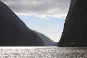 Looking back towards the Tasman sea