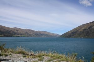 Lake Wakatipu - Queenstown is on the far bank