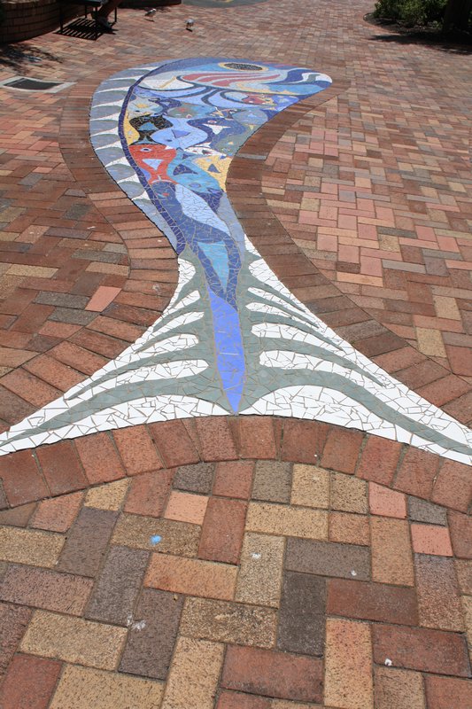 An interesting mosaic on the pavement