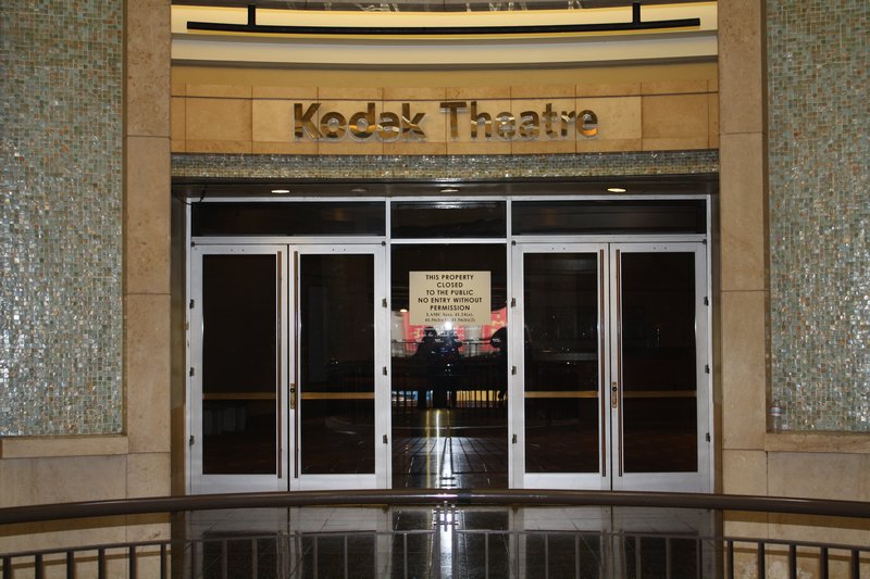 The entrance to the famous theatre