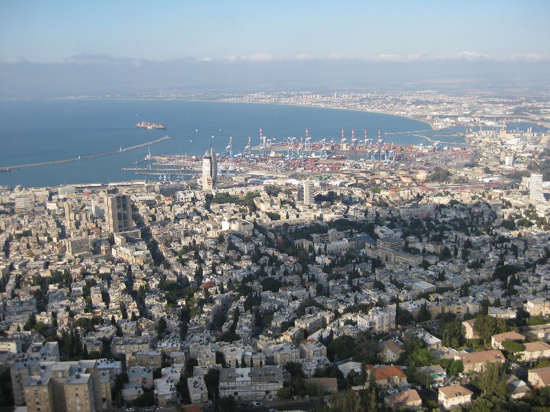 View from my hotel window, Dan Panorama Haifa