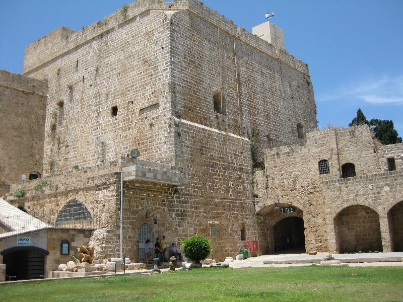 Courtyard of Akko Crusader fortress