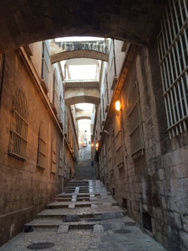 Walking through Old City (Jerusalem)