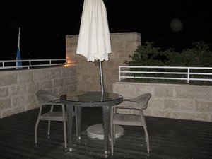Table on Terrace at Dan Panorama Jerusalem