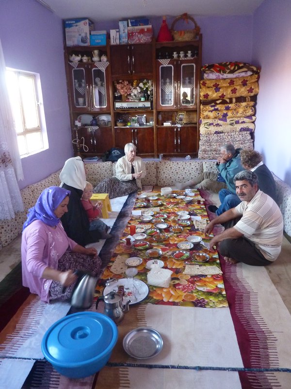 Breakfast with Kurdish Family