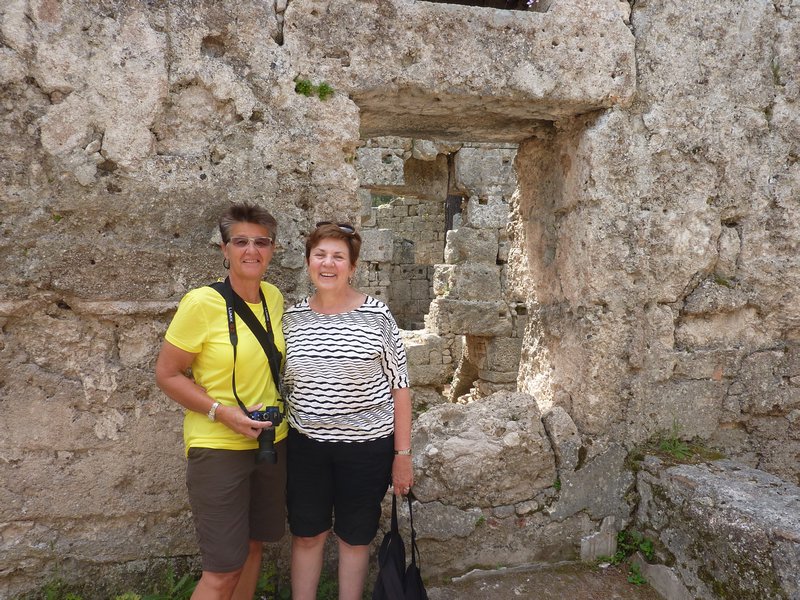 Cindy and Eileen at Phaselis
