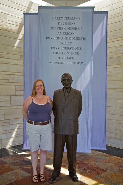 Me at the Truman Library