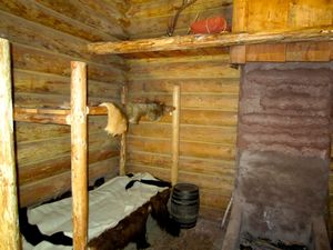 Inside Fort Clatsop