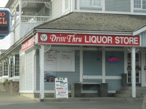 drive through liquor store