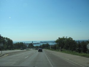 Coming into Duluth