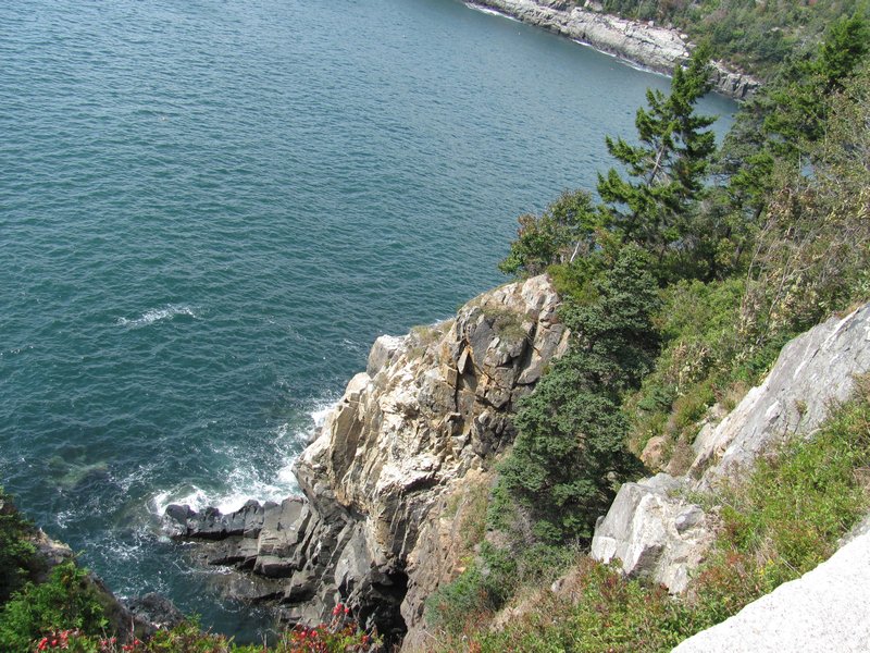 Acadia cliff