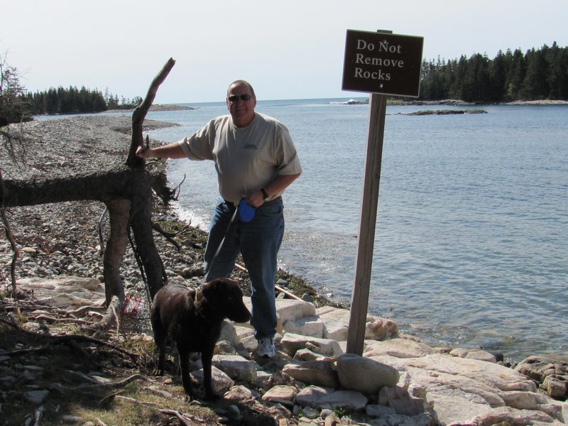 Don & Karlie @ Schoodic Point, ME 