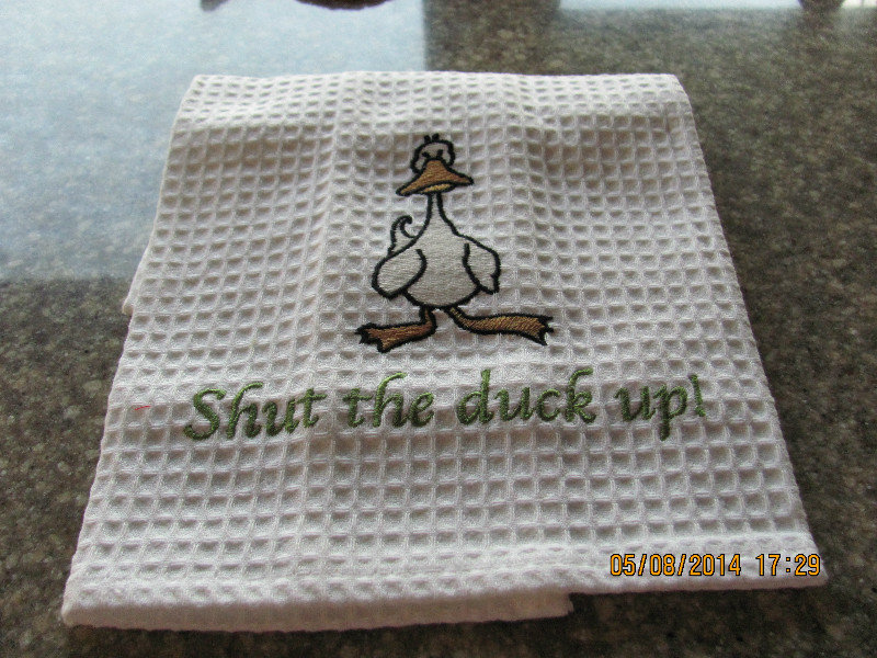Shut the Duck Towel