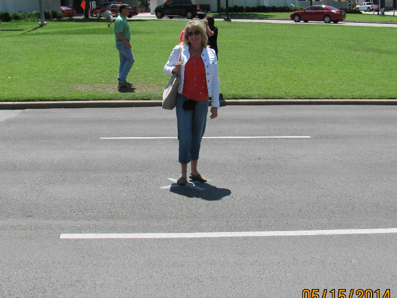 Me standing on JFK "X" spot.