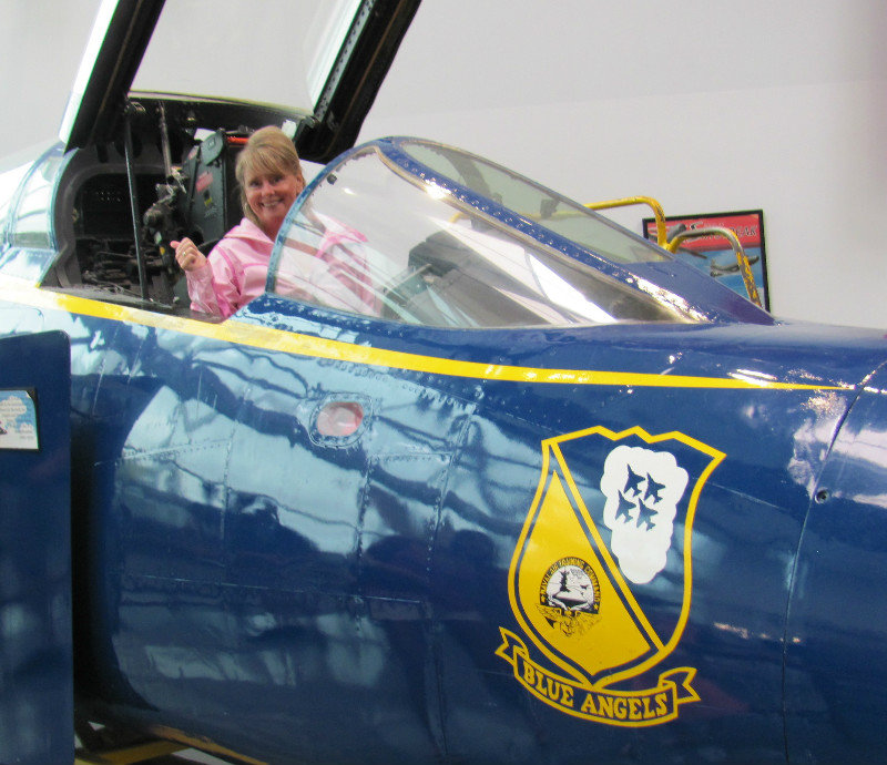 Me in Blue Angels Cockpit